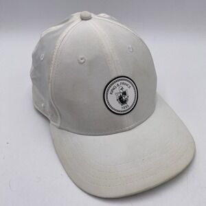 King & Prince Golf Club Hat White Drifit Strapback Adjustable Cleaned VGC